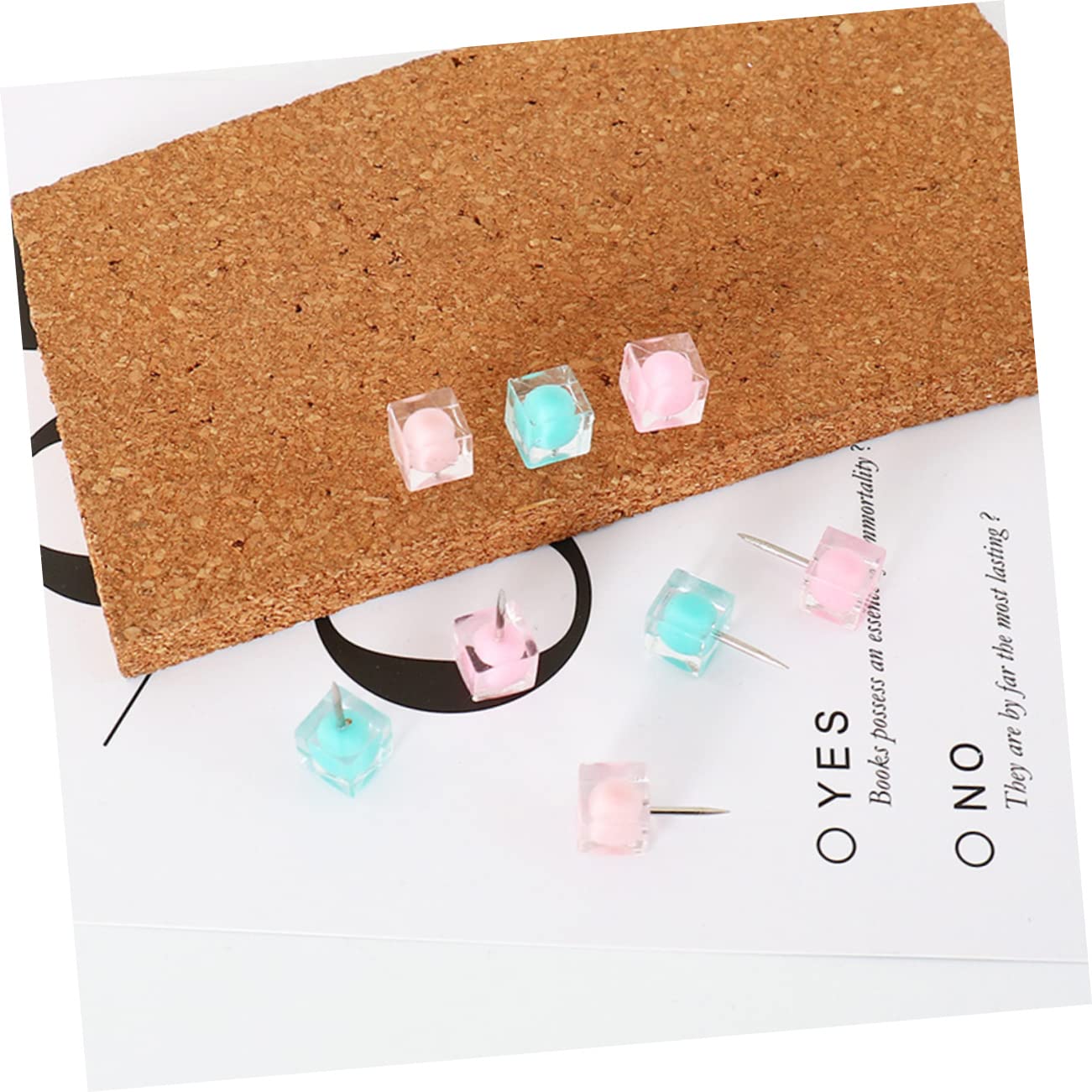 Ciieeo 5 Sets Dekorative Reißnägel Im Bonbon-Stil Große An Karten Für Den Täglichen Gebrauch Auf Pinnwänden 40 Stück * 5