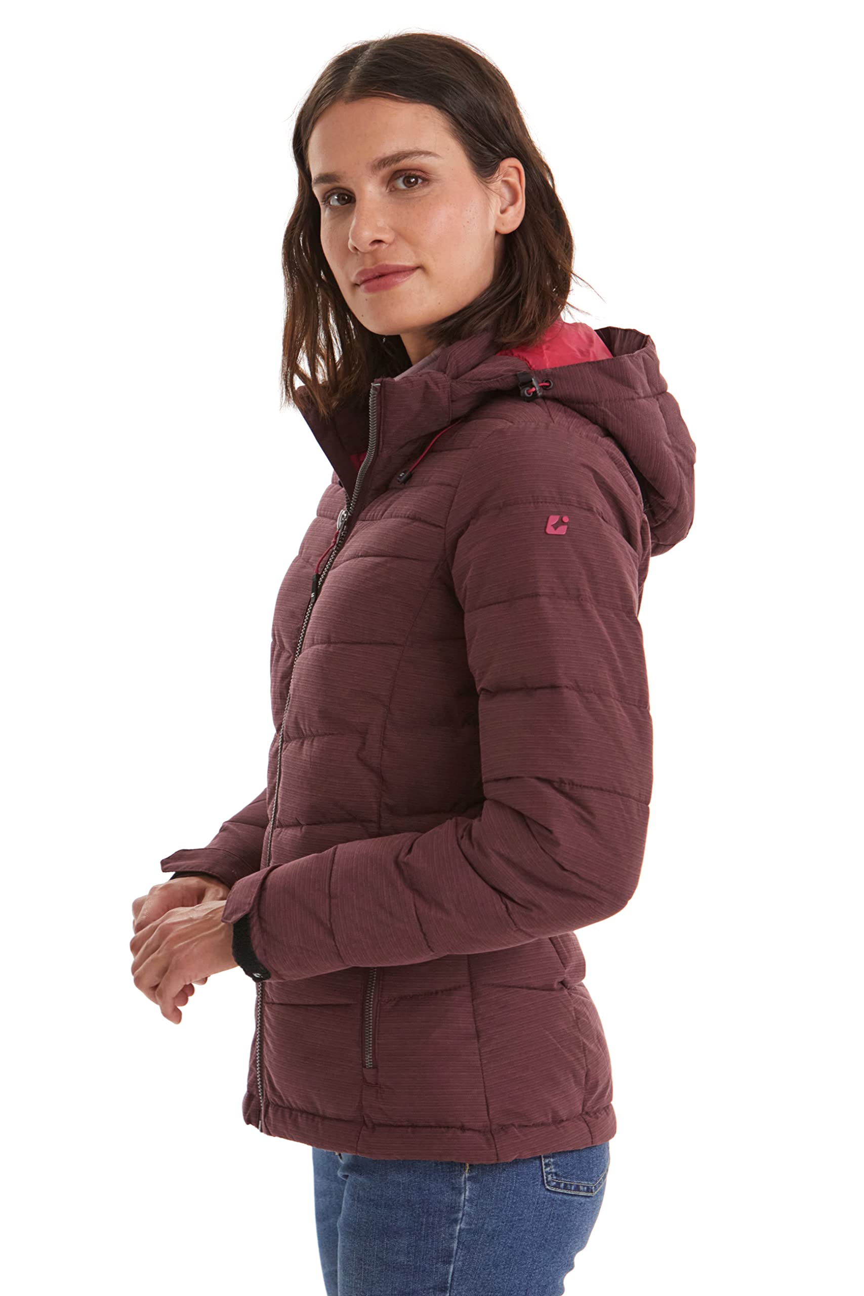 Killtec Damen Skane Wmn Quilted Jckt A Jacke In Daunenoptik Mit Abzippbarer Kapuze