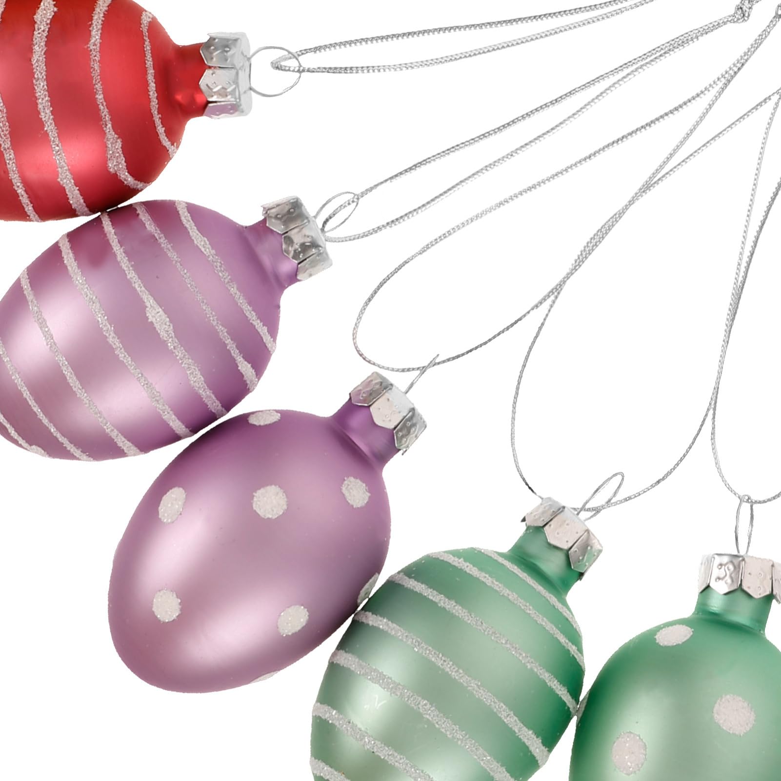 Alipis 24stücke Teiliges Ostereier Zum Aufhängen Bunte Osterdeko Für Festlichkeiten Und Zuhause Für Frühlingsdekoration Und Partys