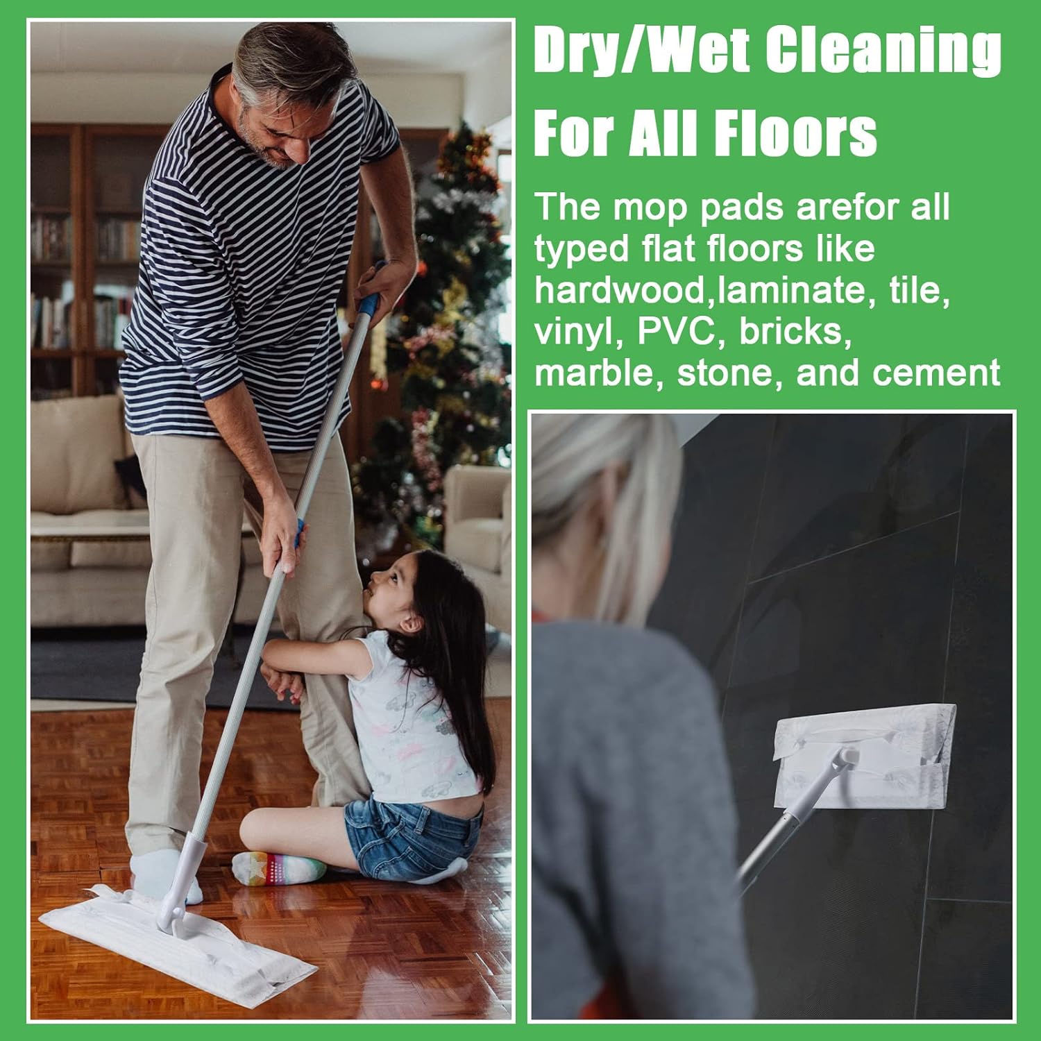 Zubebe 600 Pcs Sweeper Dry Mop Refills Disposable Mop Pad Refills, Floor Wipes Dry Sweeping Cloths Dry Duster Cloths for Floor Cleaning and Mopping