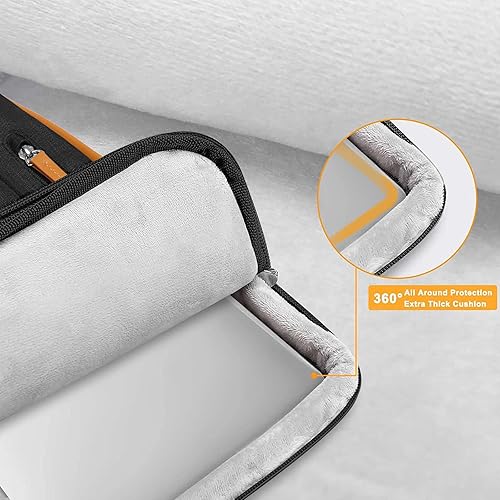 Miniatura 3 de MOSISO Bolsa de hombro protectora 360 para laptop, bolsa de computadora de 15 a 15.6 pulgadas compatible con MacBook Pro 16, HP, Dell, Lenovo, Asus,