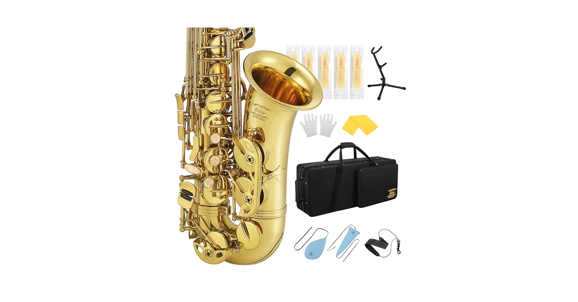 Amazon.com: Eastar Professional Alto Saxophone Golden E Flat