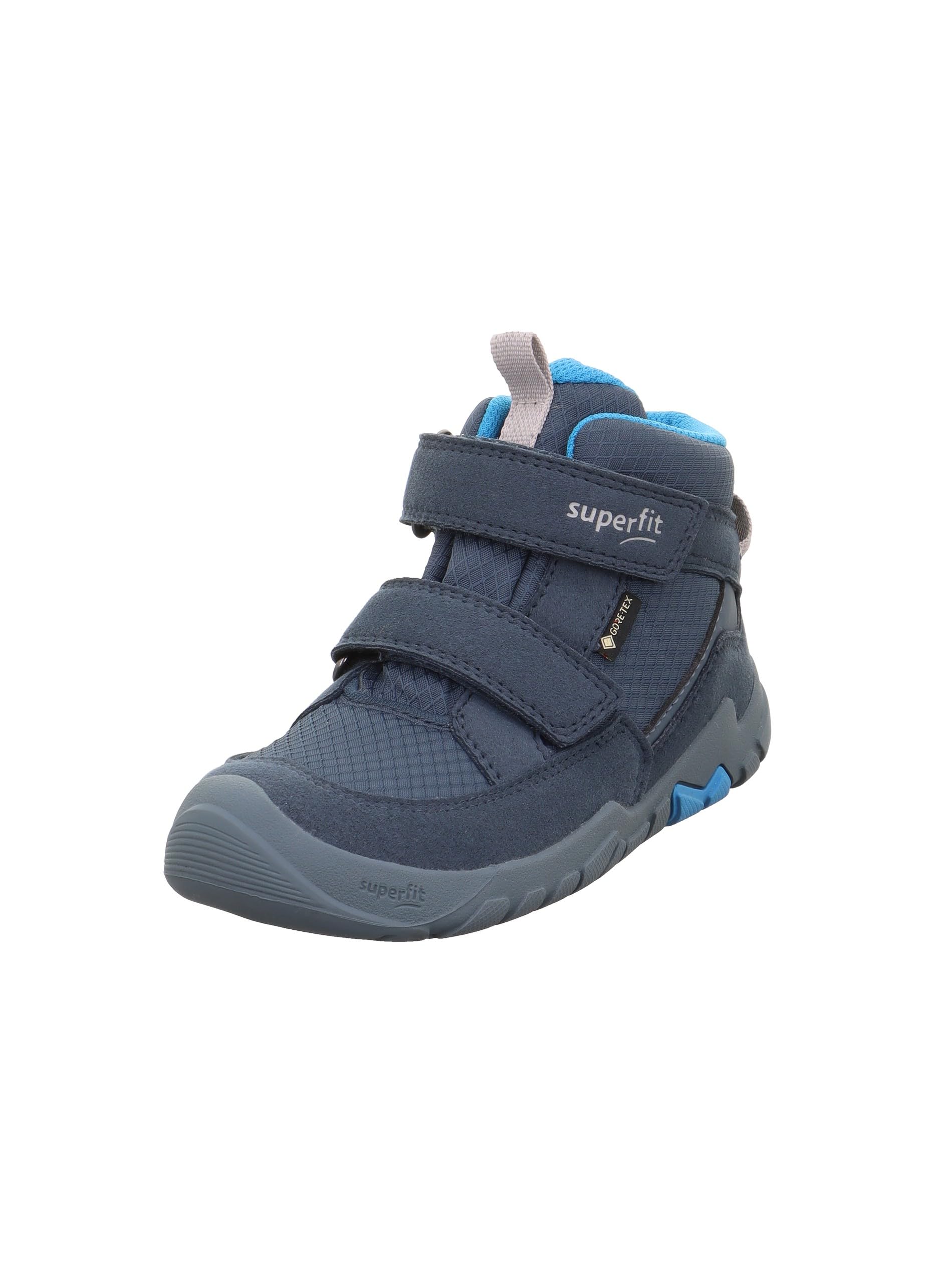 Superfit Boy's Trace Leicht Gefütterte Gore-tex Sneaker, Blue Turquoise 8000, 11.5 UK Child
