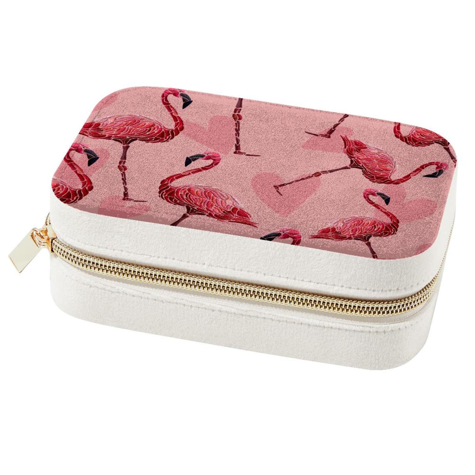 Boîte à bijoux flamant rose comme cadeau de demoiselle d'honneur