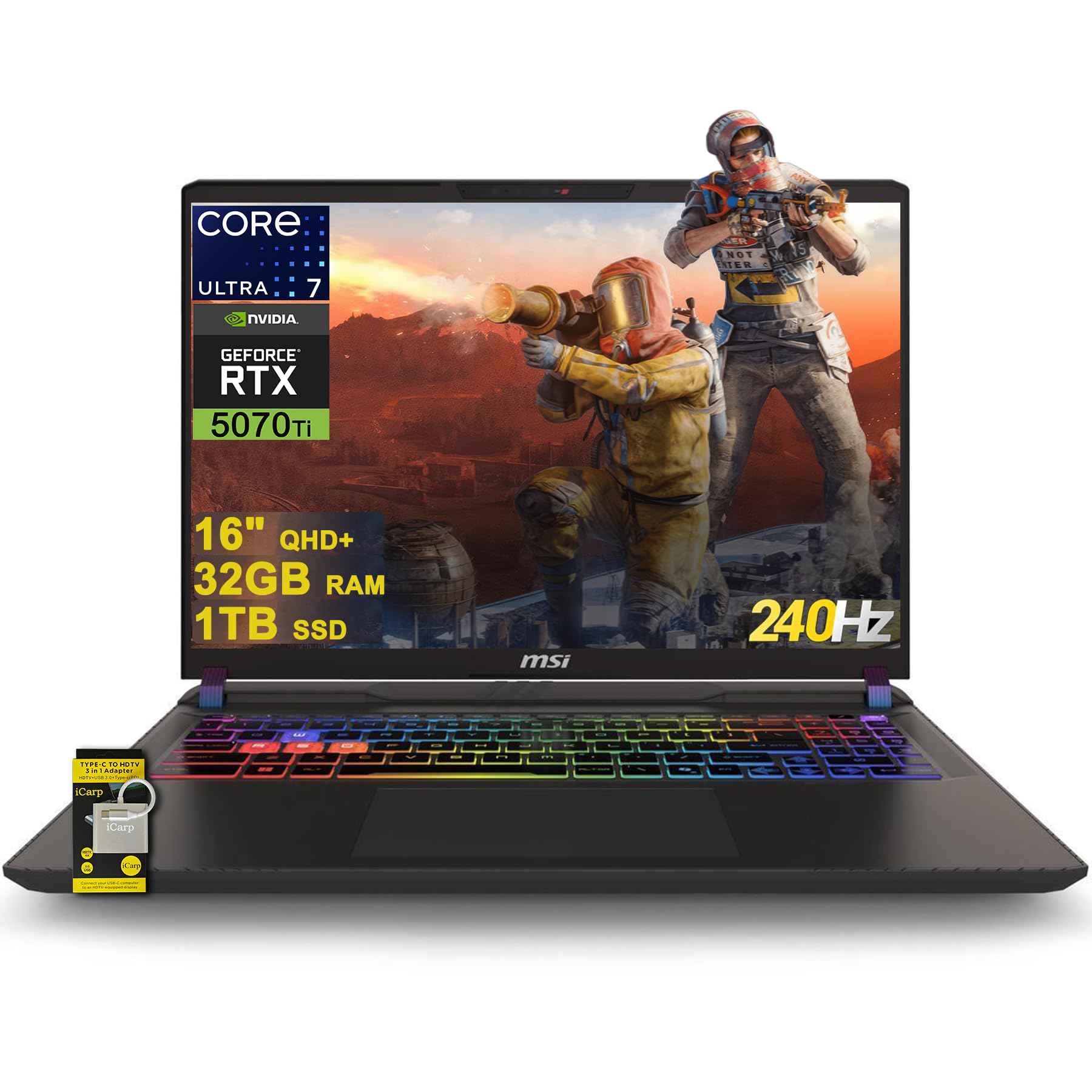 Amazon.com: msi Vector 16 HX AI Gaming Laptop 16