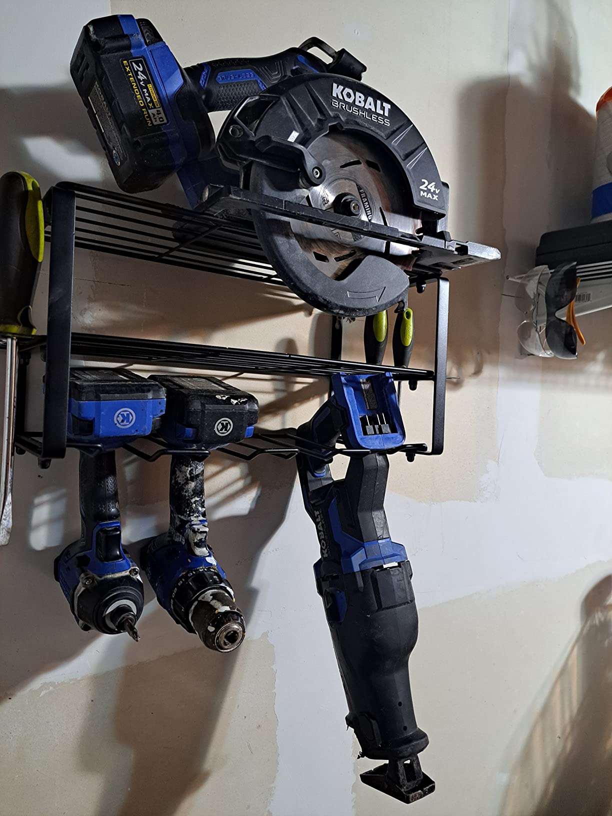 $7/mo - Finance Power Tool Organizer Wall Mount with 7 Drill Holders