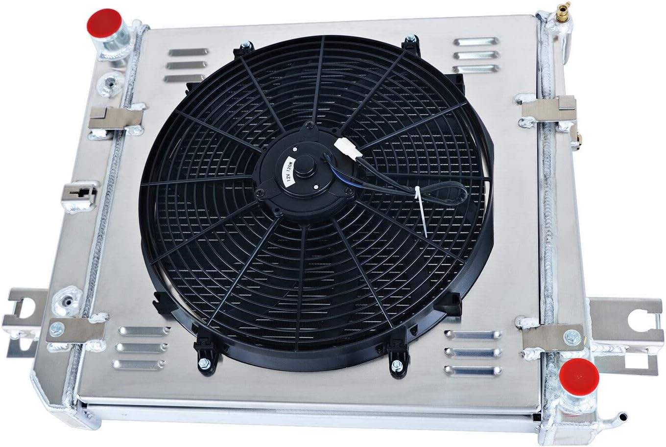 3 Row Radiator Shroud Fan Thermostat For 2002-2006 203 Jeep Liberty 3.7L V6 GAS