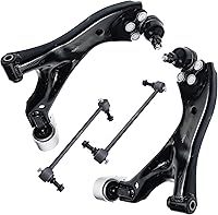 Vista 188 de Detroit Axle - 4 brazos de control traseros para Ford C-Max Focus Mazda 3 5 Volvo C30 C70 S40 V50, 4 brazos de control superior e inferior