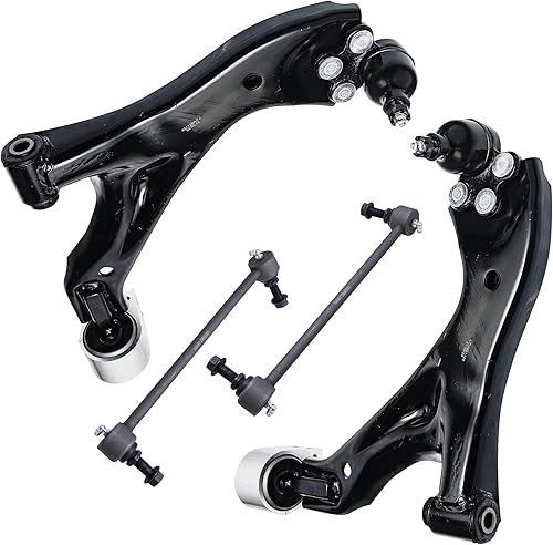 Miniatura 725 de Detroit Axle - Brazos de control delanteros inferiores con rótula + barras estabilizadoras de repuesto para Chrysler Dodge Intrepid 300M Concorde