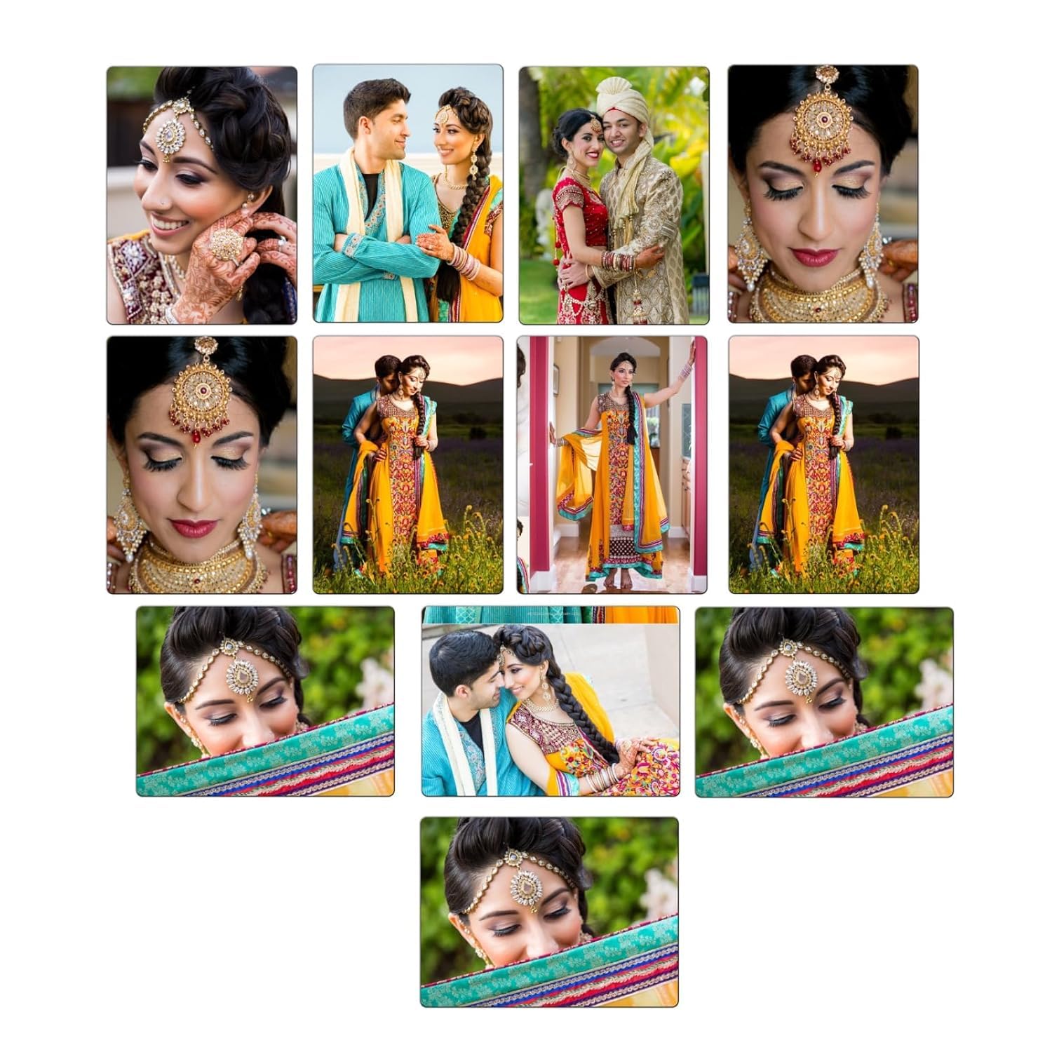 A ONE CREATIVES Personalized Photo Fridge Magnet Set - Perfect for Gift & Decoration, Wedding, Birthday, Party Finish Photo Fridge Magnet Set of 12 Pcs (3D Effect, 12 Pcs)