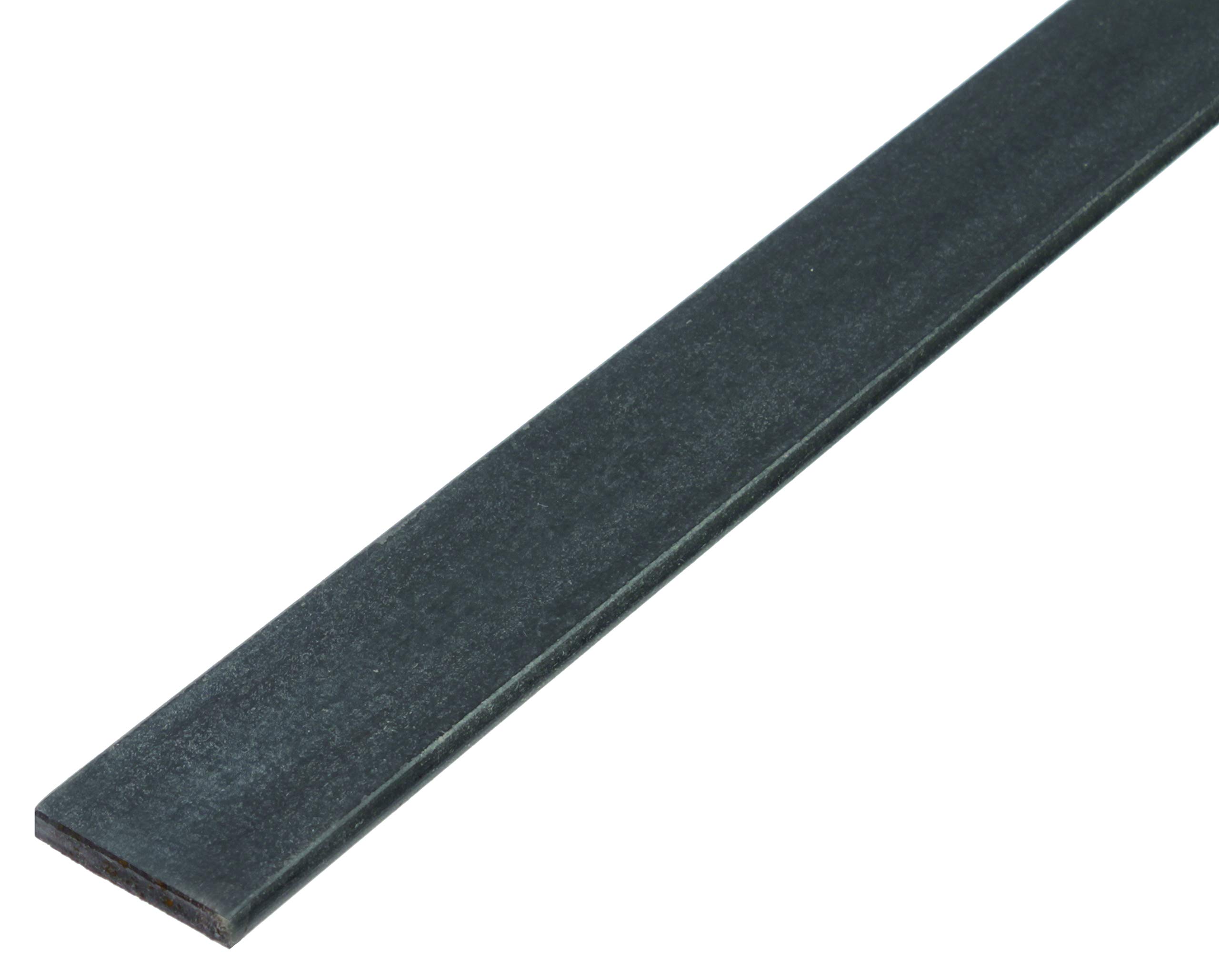 Flat Bar Raw Steel, 432591, Black, 1000 x 20 x 4 mm