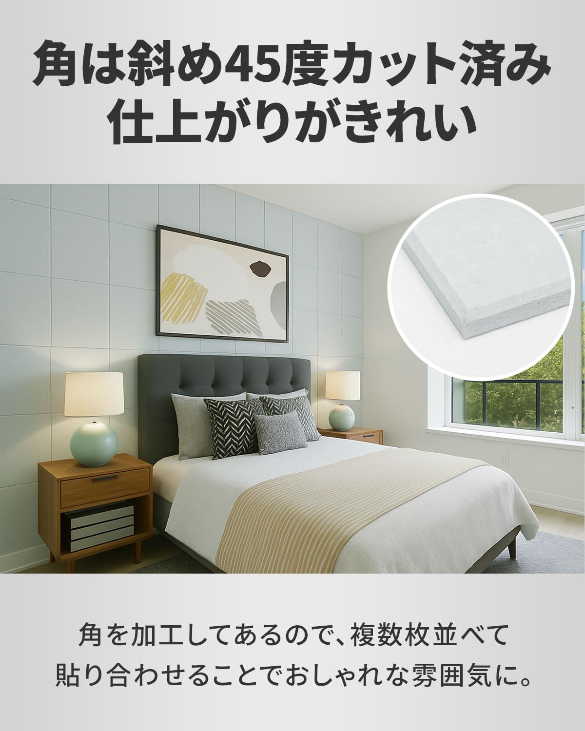 Amazon.co.jp: ottostyle.jp 厚さ1.2cm 吸音パネル 極厚 【30×30cm/12 