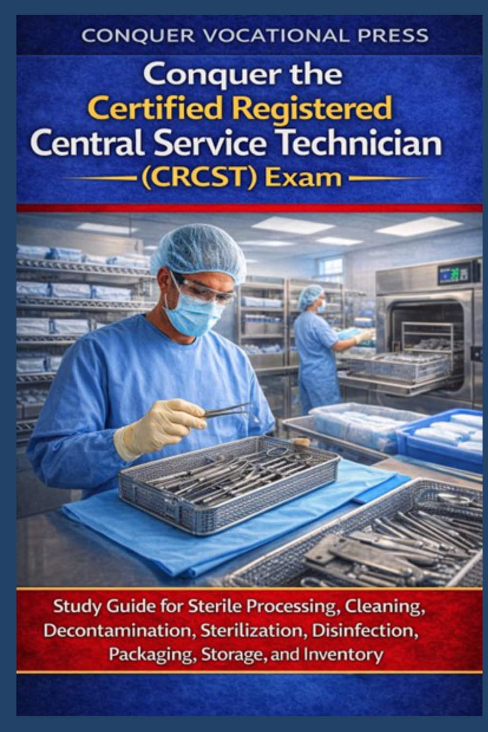 Conquer the Certified Registered Central Service Technician (CRCST) Exam: Study Guide for Sterile Processing, Cleaning, Decontamination, ... Storage, and Inventory (Healthcare Exams)