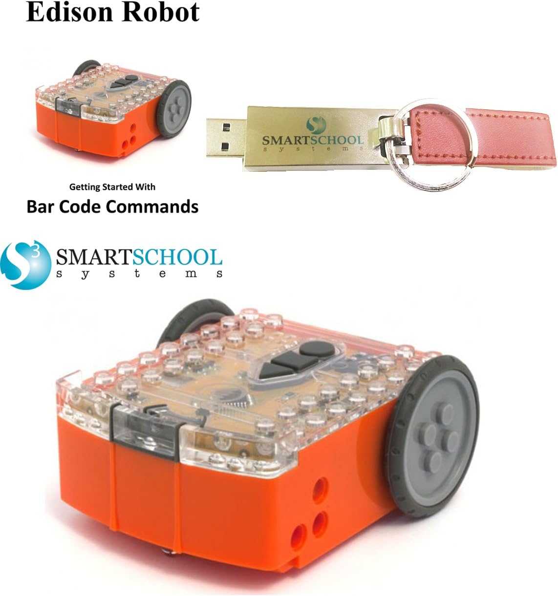 Edison Robot with USB Drive and Printed Guide