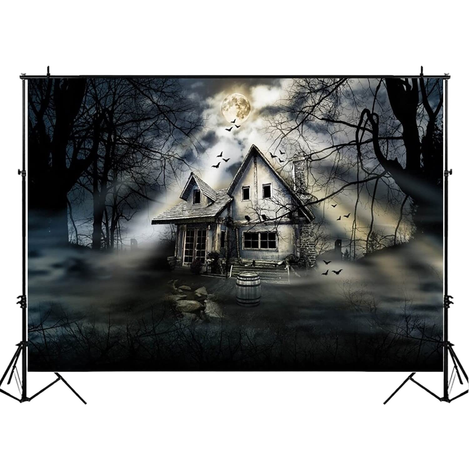 バック紙 背景紙 ハロウィン パンプキン 装飾城 満月 夜 ナイト 壁紙 Amazon | バック紙 背景紙 ハロウィン パンプキン 装飾城 満月