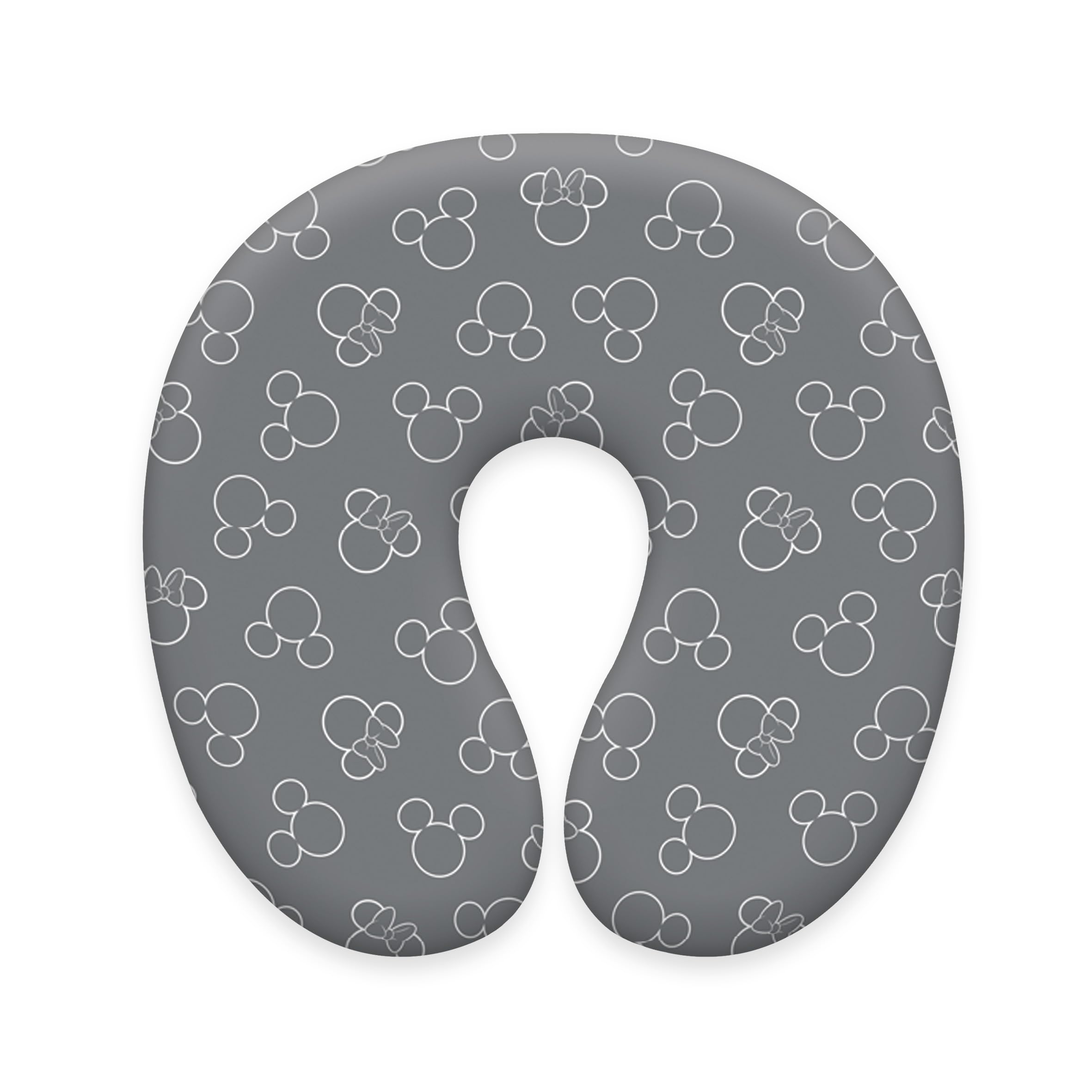 Herding Disney's Mickey & Minnie Neck Pillow, Size Approx. 30 x 30 cm, 100% Polyester
