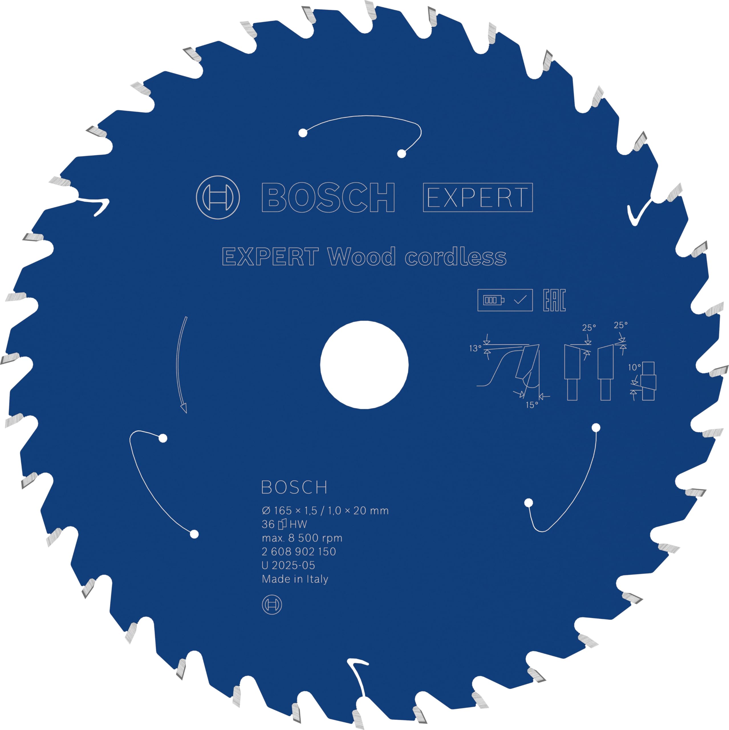 Bosch 1x Tarcza pilarska EXPERT Wood cordless