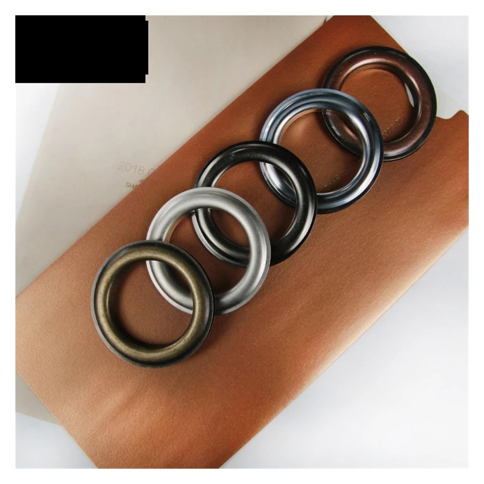 Occhielli per tende Vendite Anelli in metallo argentato for occhielli for tende Decorazioni for la stanza superiore Occhielli in appesi Accessori Pressa assemblata(Bright Silver,100 pair)