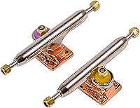 Vista 8 de Camiones de Diapasón RACOFSB con Bujes de Uretano Mejorados y Copa de Pivote, 34mm 32mm de Ancho, Clave de Rey Normal (Plateado, 34mm)