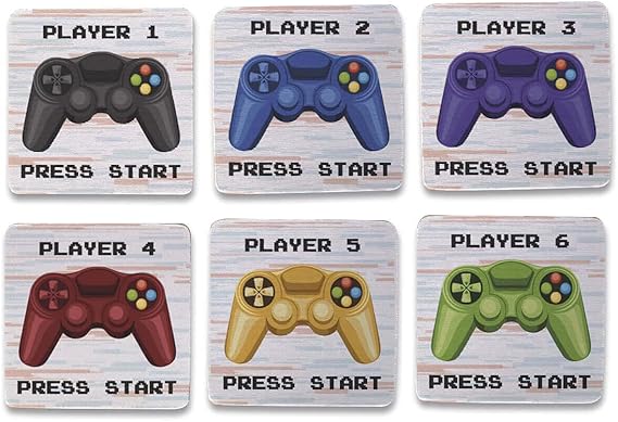 Kit 6 Porta Copos Players