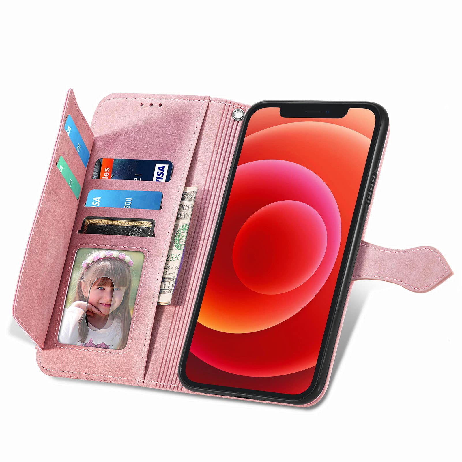 PULTTOLS Handyhülle Für IPhone 12 – Klapphülle Mit Kartenfach & Standfunktion