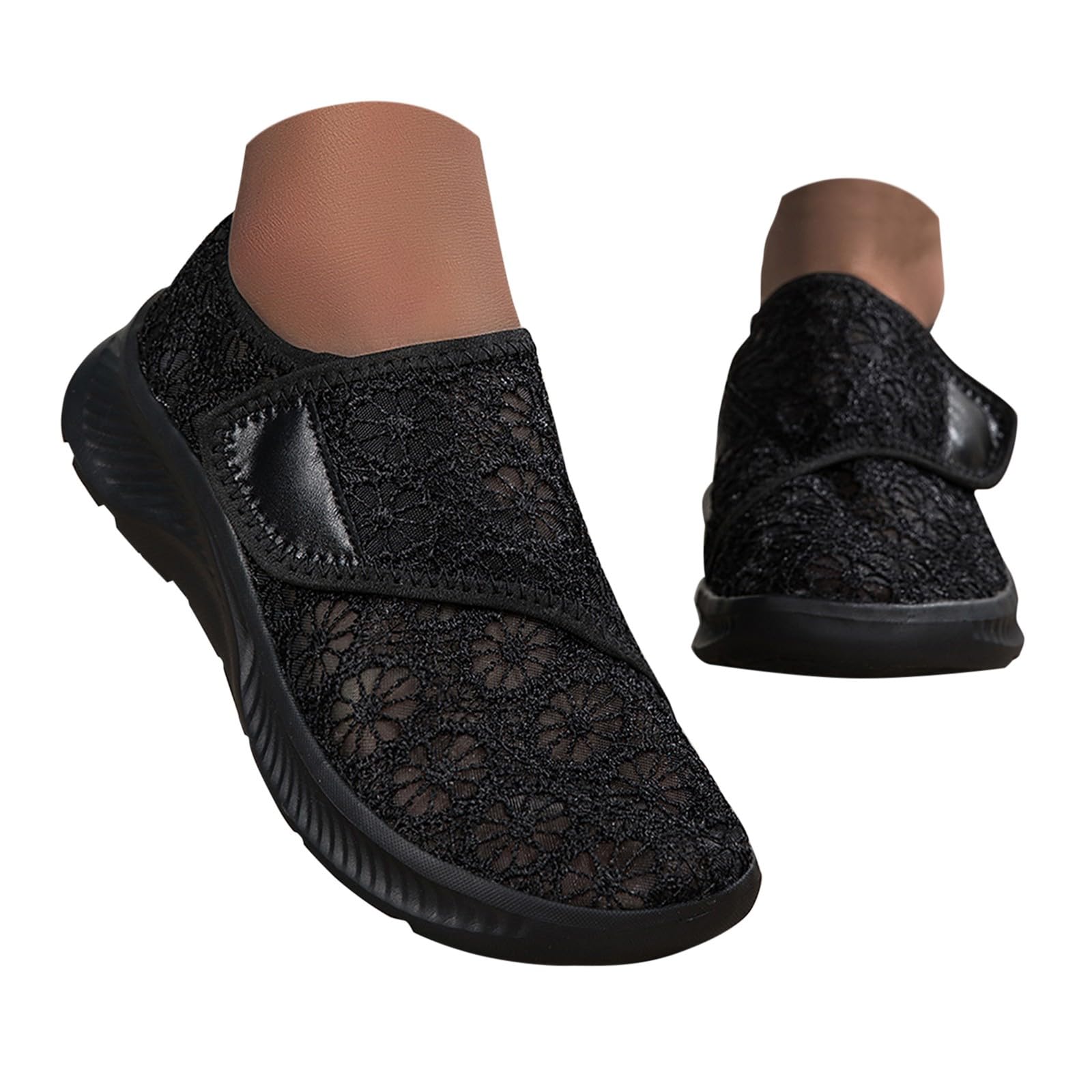 Zapatos ortopédicos de mujer de planta ancha - Zapatillas de verano
