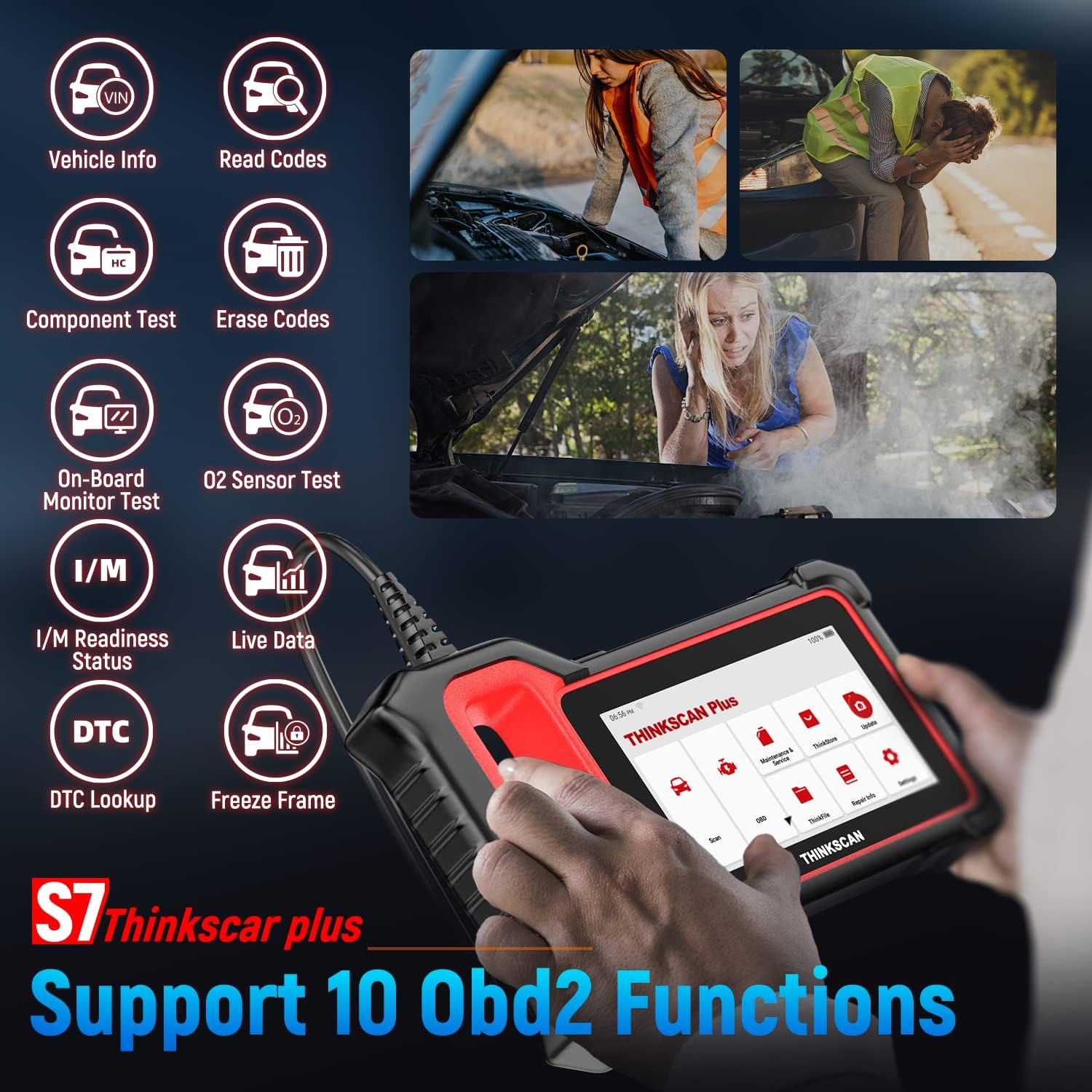 ThinkScan Plus S7 10 OBD2 Functions