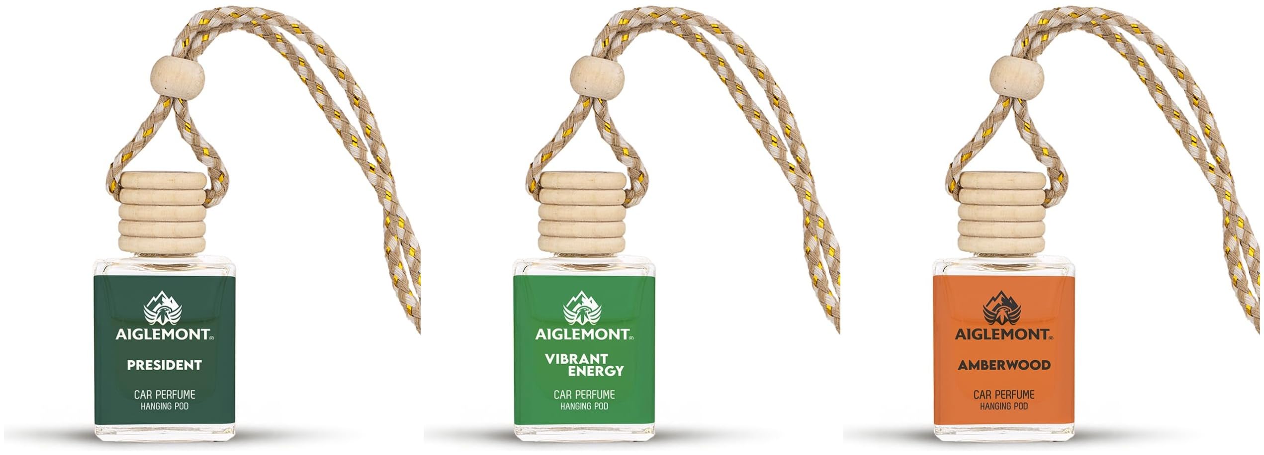 Car Perfumes combos | President, Vibrant Energy& Amberwood| Combo of 3 | 10 ml Each-image-34