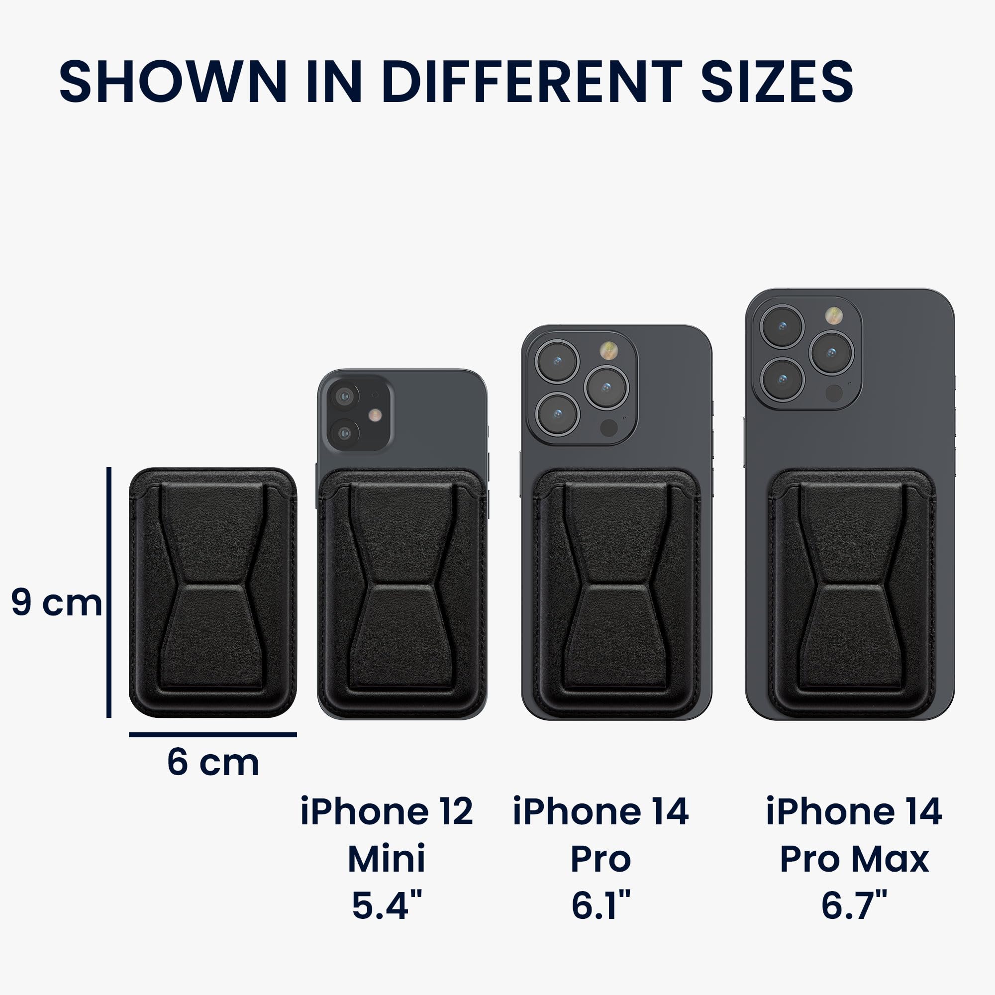 Porta Carte Per Cellulare Kwmobile - 2 Taschine Autoadesive In Similpelle Per Carte Di Credito E Badge