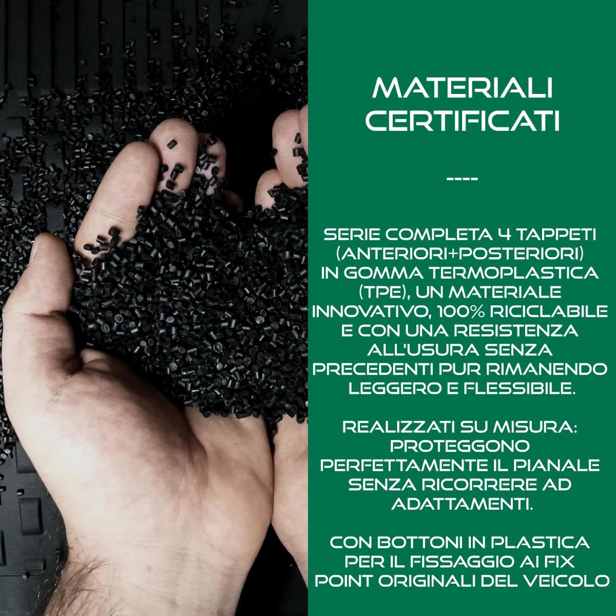 Tappetini Gomma Auto Per Peugeot 107 (2005-2014) - Set Anteriore Conducente E Passeggero, Antiscivolo - 4