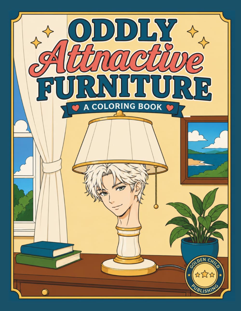 Oddly Attractive Furniture: A Bold and Easy Coloring Book Featuring Charming Home Decor, Cozy Living Spaces, and Whimsical Furniture Characters for Relaxation and Fun