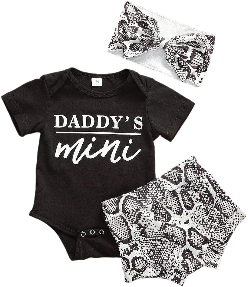 Newborn Baby Girl Summer Clothes Ruffle Sleeveless Solid Romper+Bowknot Floral Shorts+Headband 3PCS Outfits Set