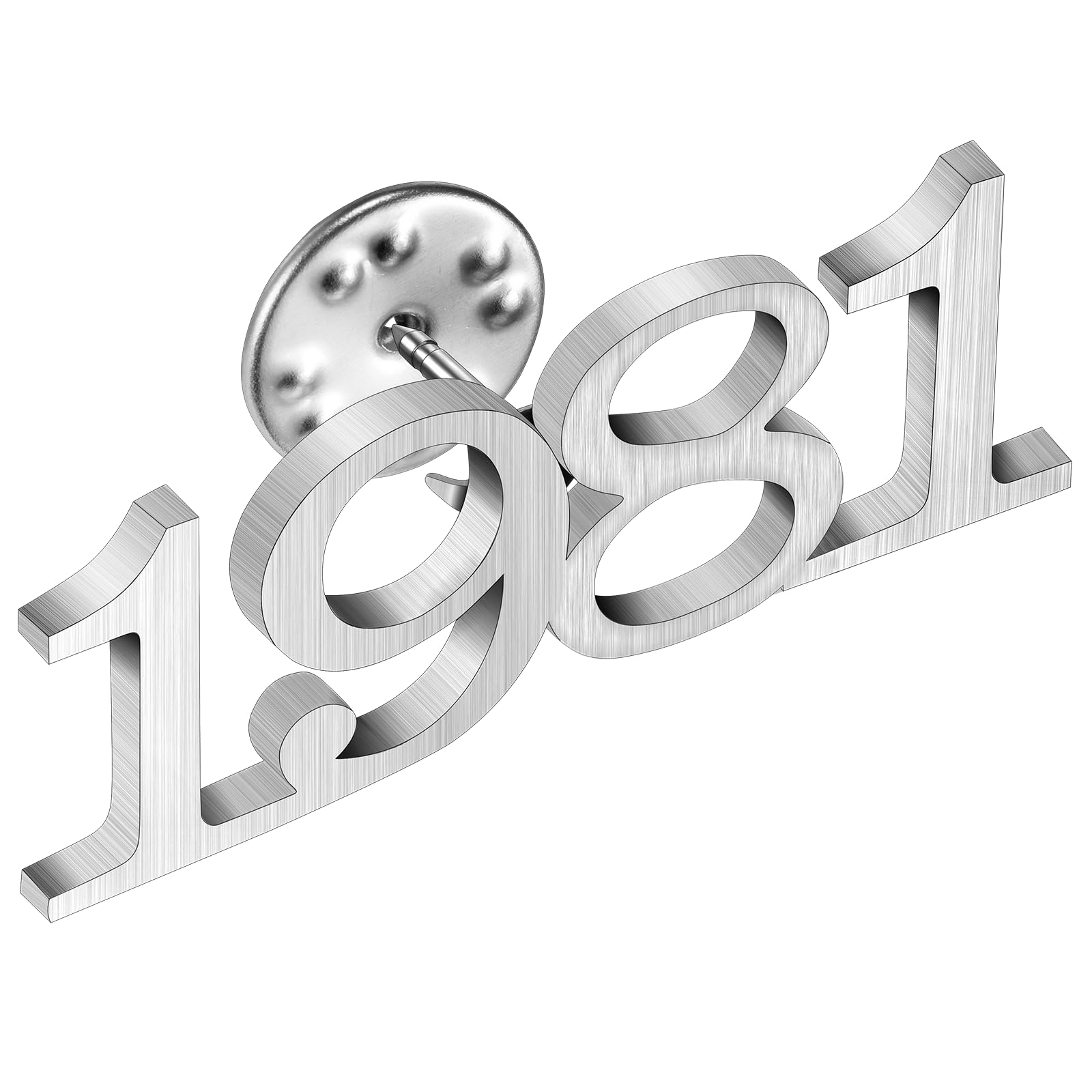 AMITER Birth Year Lapel Pin, 1970-2025 Enamel Brooch Pins Tie Tacks for Men &amp; Women Birthday, Graduation, Anniversary