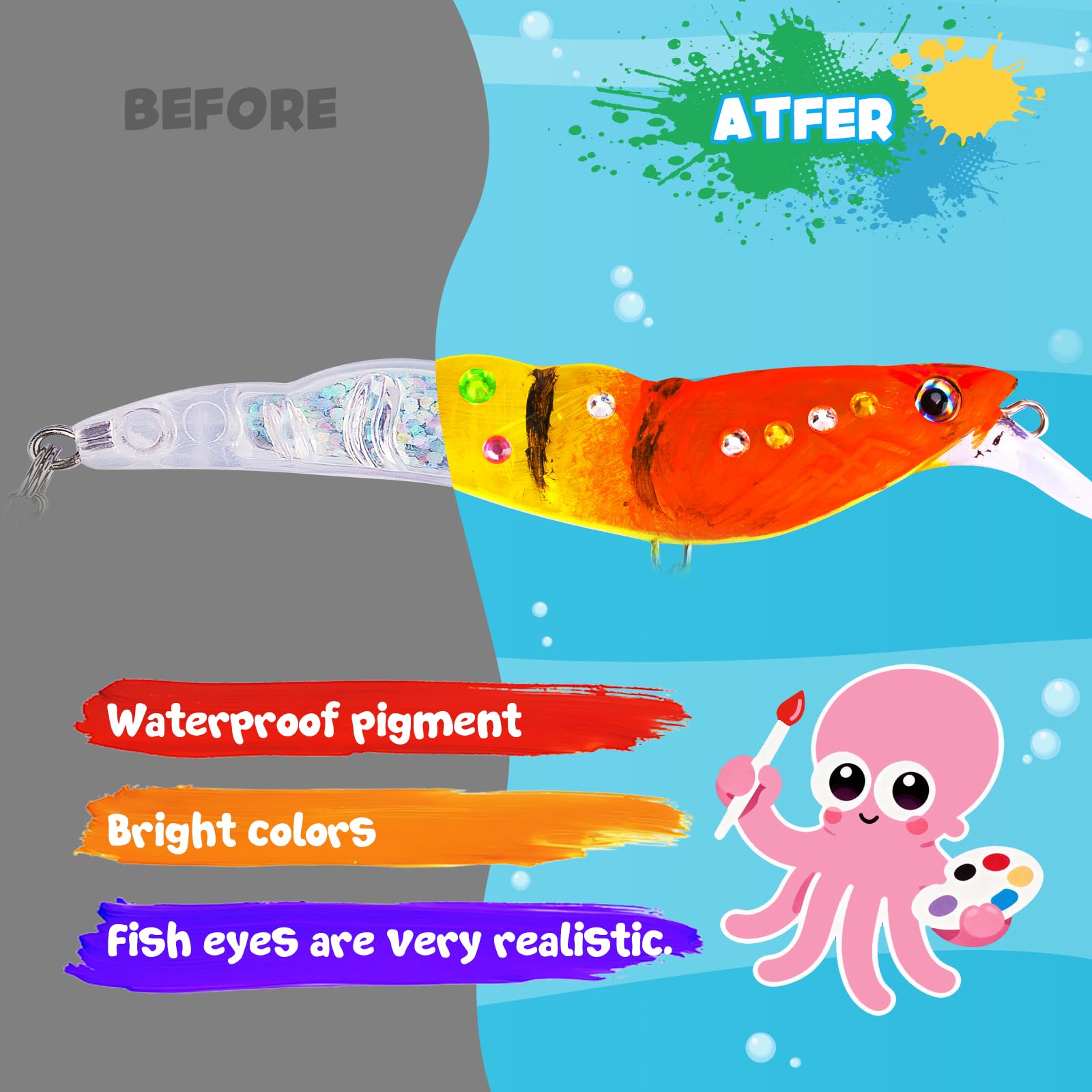 THKFISH Kit de leurres de pêche DIY - Kit de fabrication de leurres adaptés