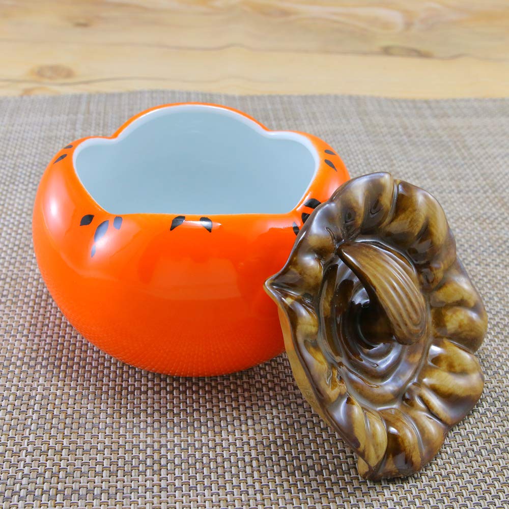 蓋物3点セット◇柿蓋物鉢 小物入れ インテリア｜和食器 陶器