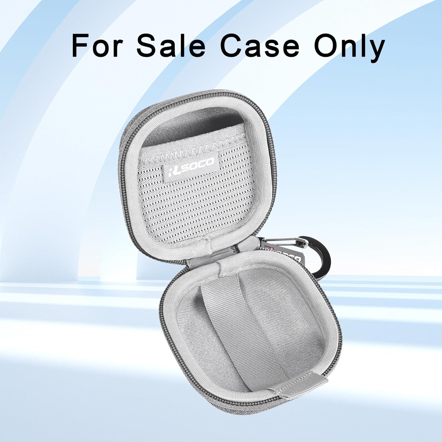 RLSOCO Hard Case for JBL Tour Pro 2/Tour Pro 3 True Wireless Noise Cancelling Earbuds - Grey (Case Only) - Image 2