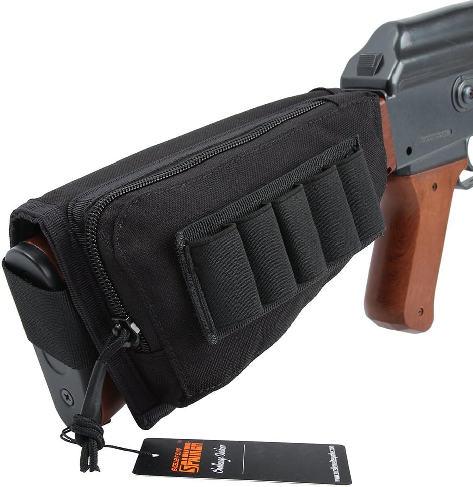 EXCELLENT ELITE SPANKER Tactical Buttstock Shotgun Rifle Shell Holder for Cheek Rest Ammo Holder Pouch