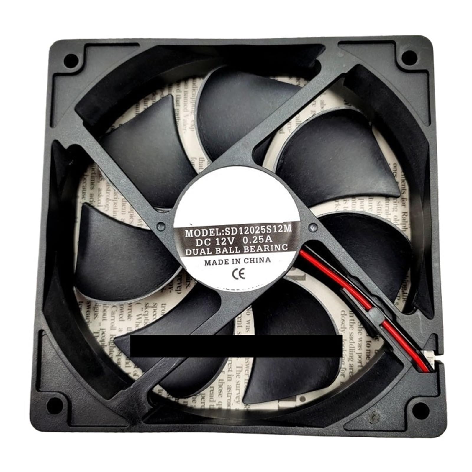 MGIMGFKZD SD12025S12M 12v 0.25A 12025 120 * 120 * 25mm 12cm Cooling Fan