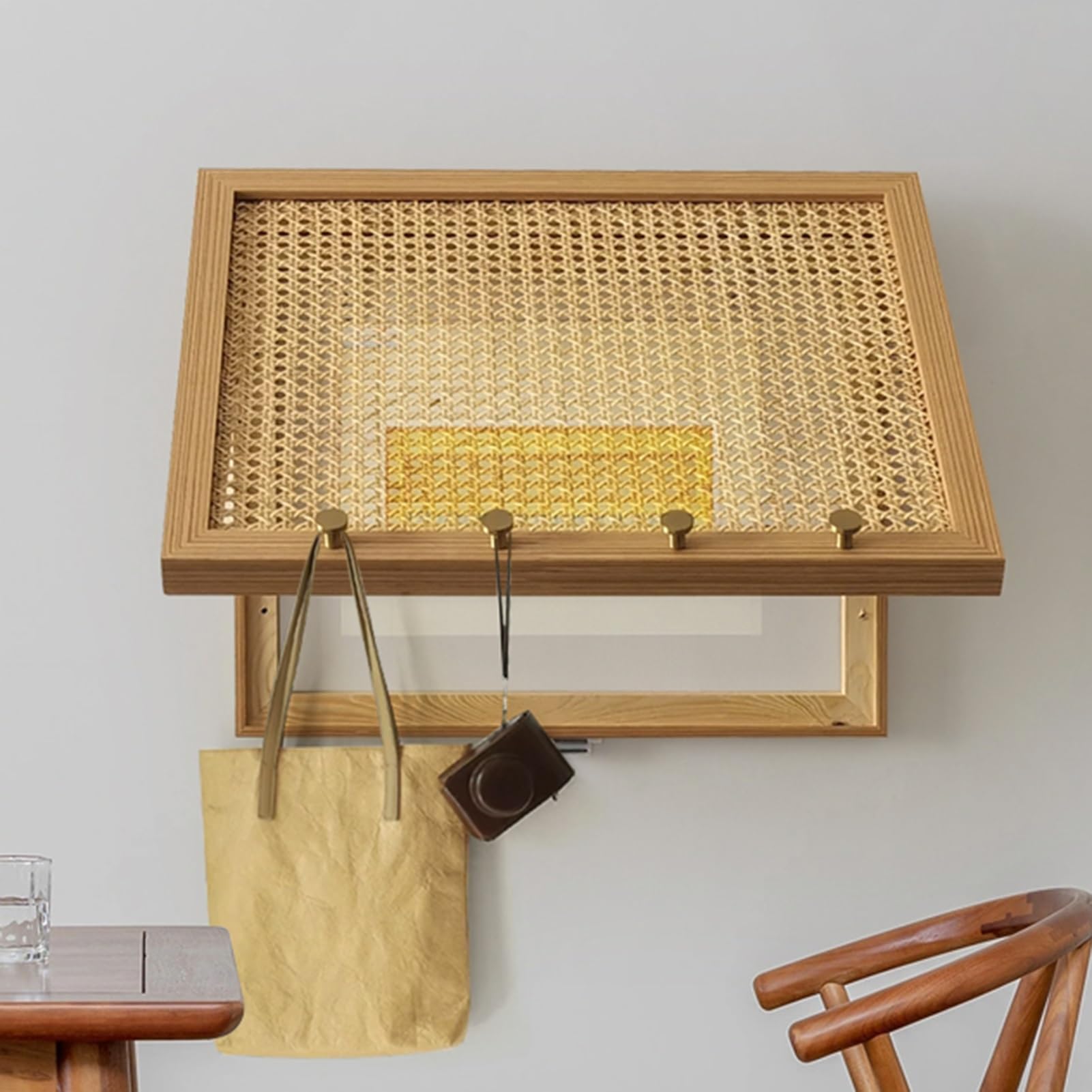 Copri Quadro Elettrico Copertura per Quadro Elettrico da Fattoria con Gancio, Copertura in Legno per Scatola Interruttori e Fusibili, Copertura per Pannello Interruttori per Ufficio/ristorante/soggior