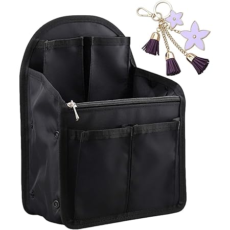 Amazon Co Jp Fukuyin バッグインバッグ リュックインバッグ 13個ポケット インナーバッグ 縦型 リュック バックインバッグ 軽量 Miniバッグ 小さい 仕分け 防水収納バッグ タテ型自立 ナイロン メンズ ディスバッグ中身整理bag In Bag 可愛い キーホルダー付き Diy