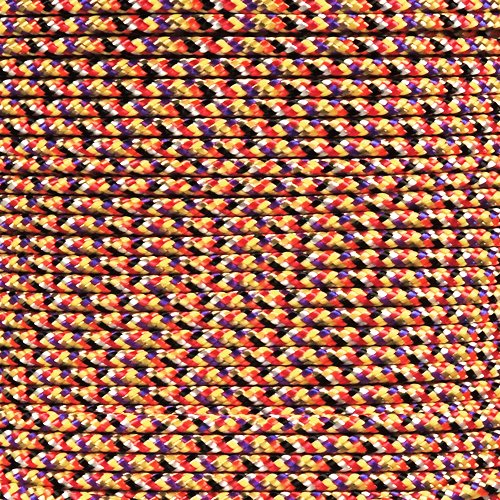 West Coast Paracord 425 Paracord (3mm) - 10, 25, 50 or 100 Foot Hanks - Made of 100% Nylon - For Tactical, Crafting, Survival, General Use