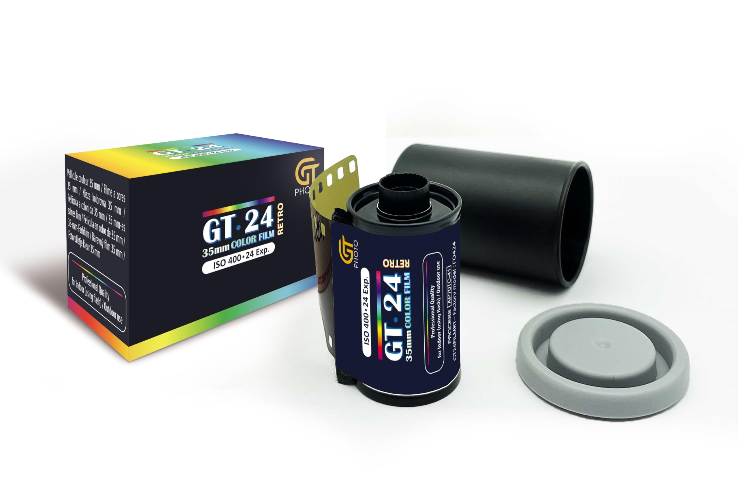 GT PHOTO Pellicule Photo Couleur Retro 35mm - 24 Photos