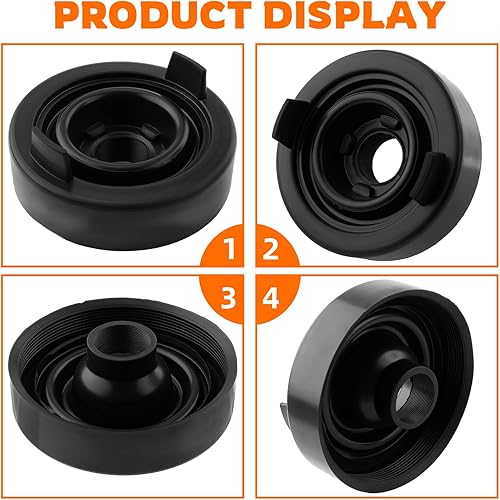 Miniatura 6 de GoaMotors Cubierta antipolvo para faros delanteros de 3.150 in, sello de goma con orificio de 0.787 in para kit de conversión LED