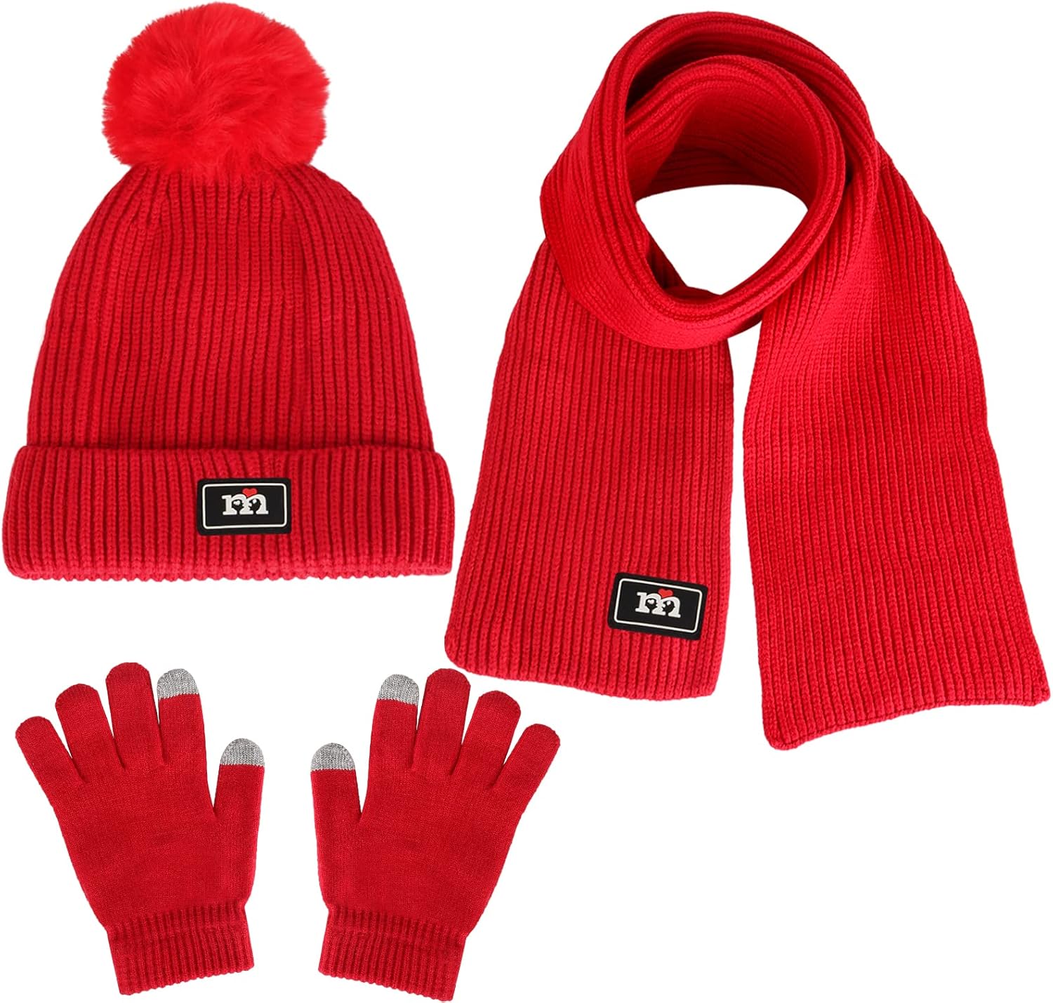 Kids Winter Beanie Hat Scarf Gloves Set for 2-7 Years Old Boys Girls Winter Knit Warm Fleece Lined Kids Hat Scarf Gloves Set Kids Winter Beanie Hat Scarf Gloves Set for 2-7 Years Old Boys Girls Winter Knit Warm Fleece Lined Kids Hat Scarf Gloves Set