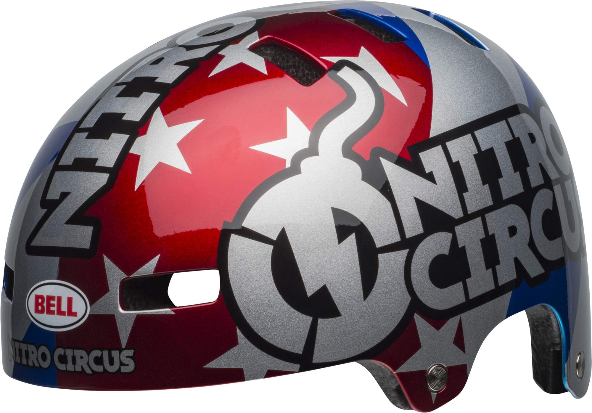 Unisex Adult Local Bmx/skate Helmet - Nitro Circus Gloss, Large/59-61.5 cm
