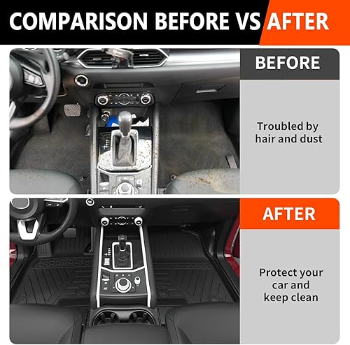 Miniatura 2 de powoq Alfombrillas compatibles con Mazda CX-5 2017-2022 2017-2022, alfombrilla de repuesto para Mazda CX-5 2017-2022 (compatible con CX-5 2017-2022,