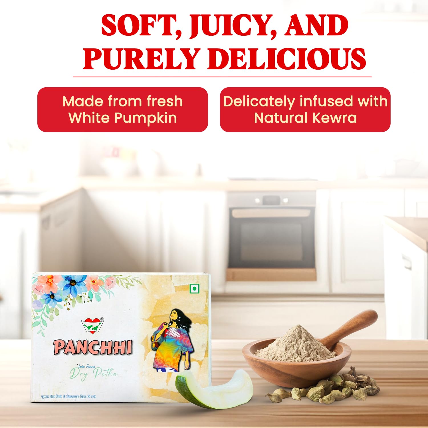 PANCHI KA PETHA AUR DALMUT 400 G (Dry Petha) - Original Agra Petha|Traditionally Made With Handpicked Ash Gourd (Since 1926),Authentic White Fresh & Juicy,Preservative Free Healthy Indian Sweet 2