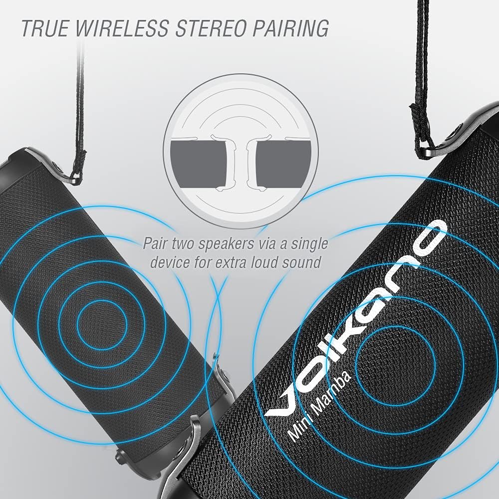Volkano Mini Mamba Series True Wireless Stereo Pairing