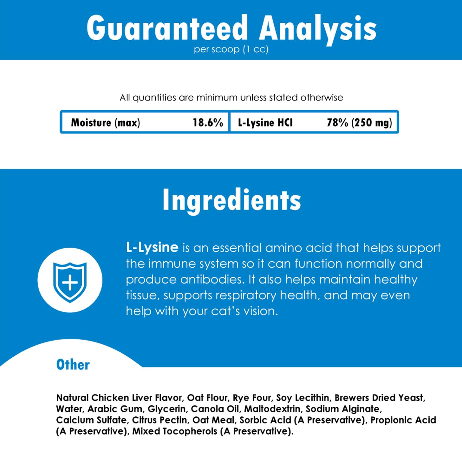 Immune System Support for Cats - Amino Acid L-Lysine - Produce Antibodies - Healthy Tissue, Respiratory Health, Vision - 60 Soft Chews — Amazon image 5