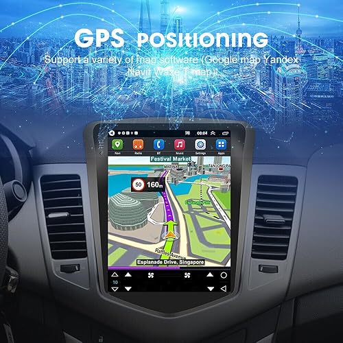 Miniatura 4 de Android 13.0 Estéreo de coche doble DIN para Chevy Cruze 2009-2015 9.7 pulgadas HD pantalla táctil audio multimedia receptor con Carplay Android